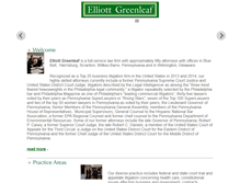 Tablet Screenshot of elliottgreenleaf.com